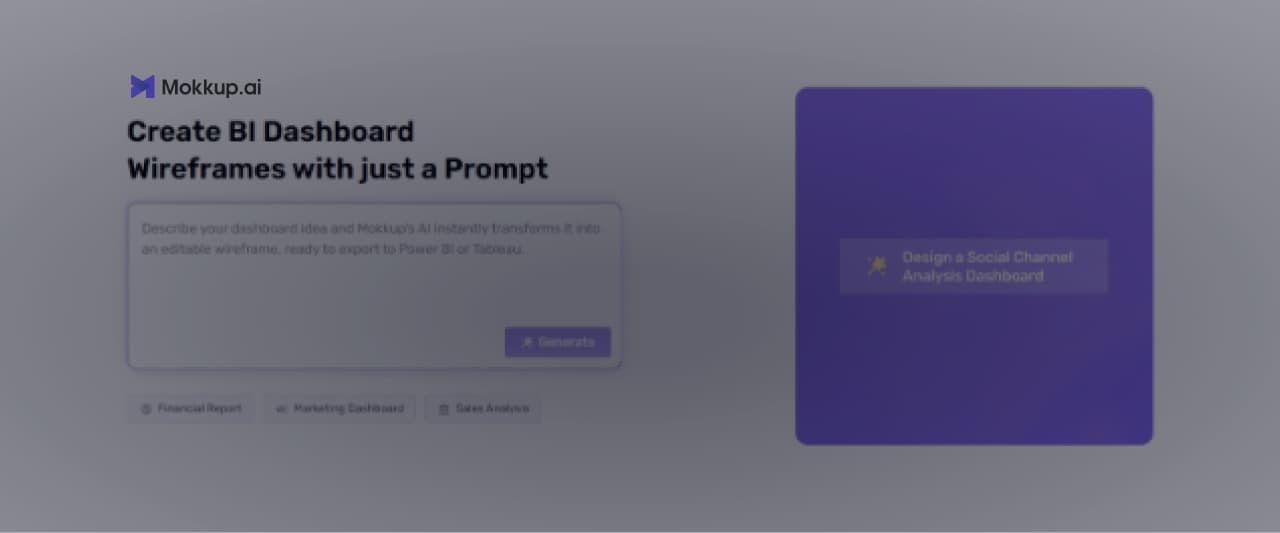 How NeenOpal developed Mokkup.ai - A SaaS Platform for Creating Dashboard Wireframes