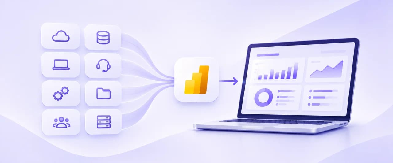 Unifying Eight Disconnected Business Systems into Centralized Power BI Dashboards