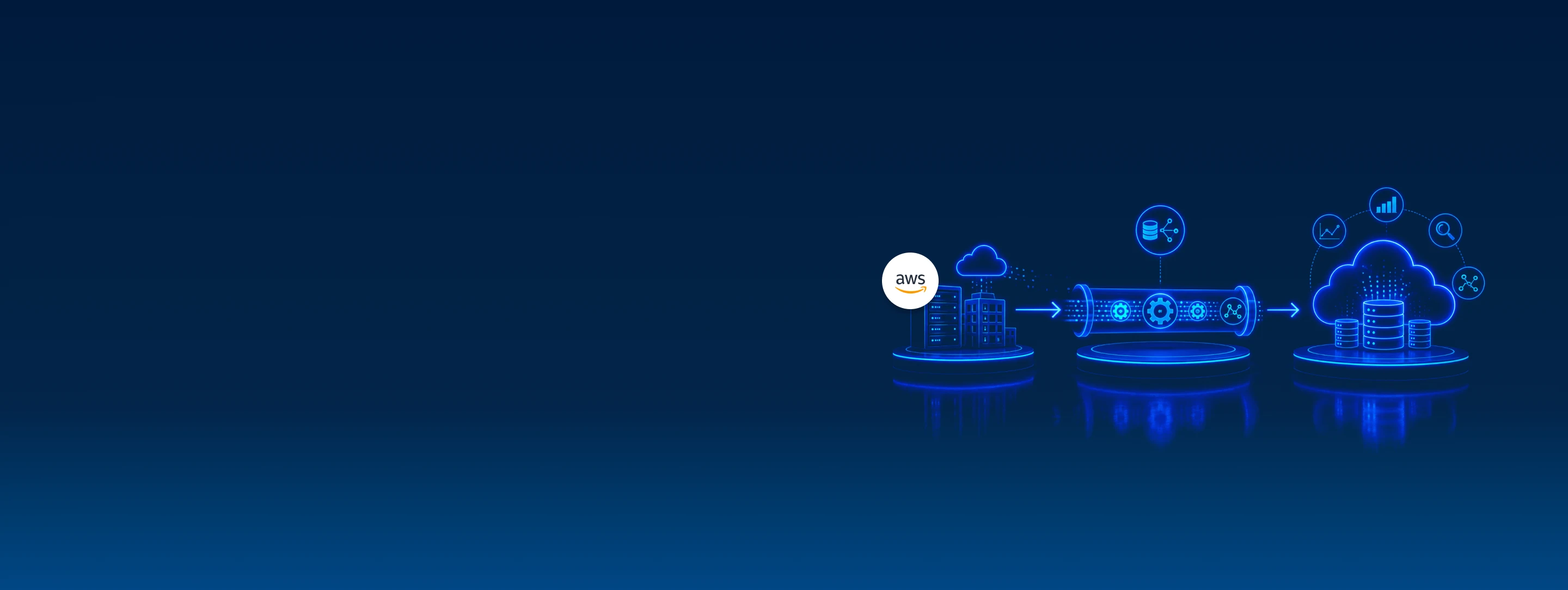 AWS cloud migration illustration