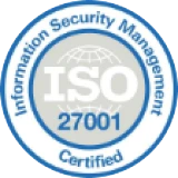 ISO 27001:2022 certification badge