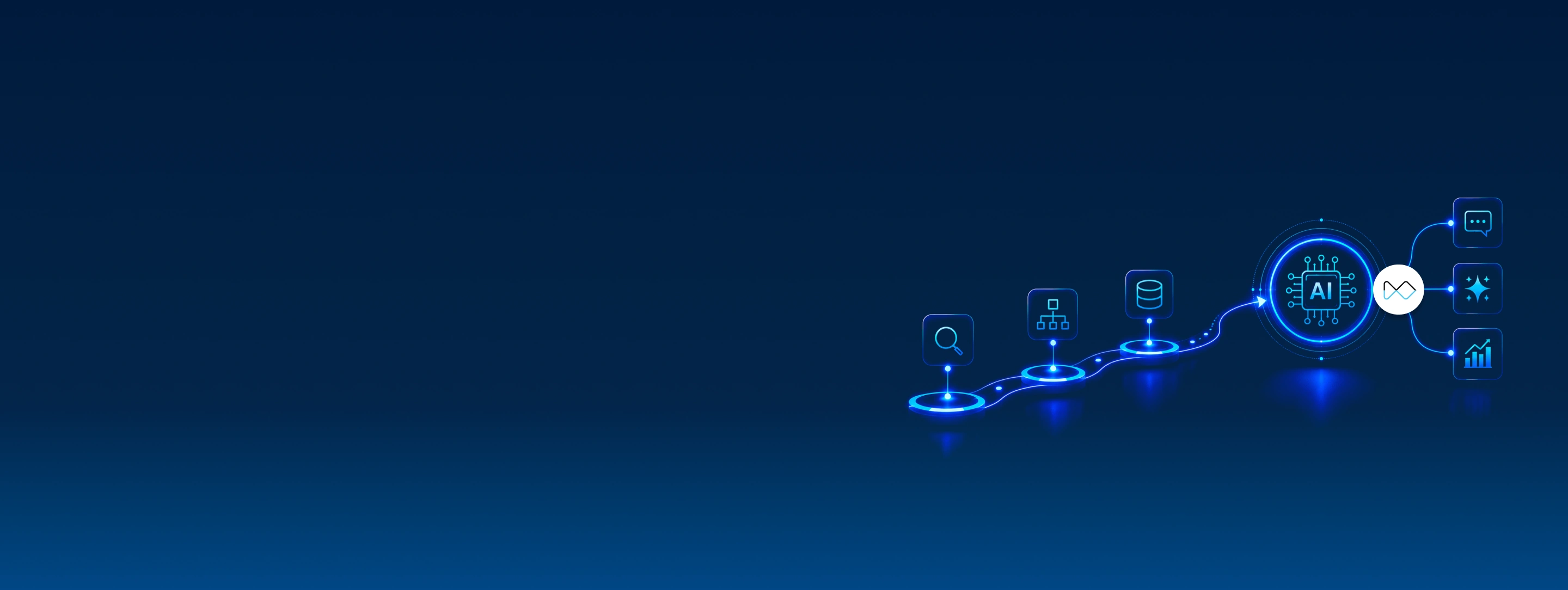 Generative and agentic AI consulting illustration