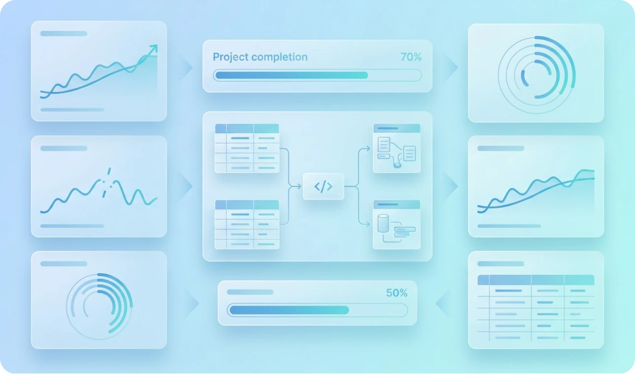 Business Intelligence & Analytics illustration