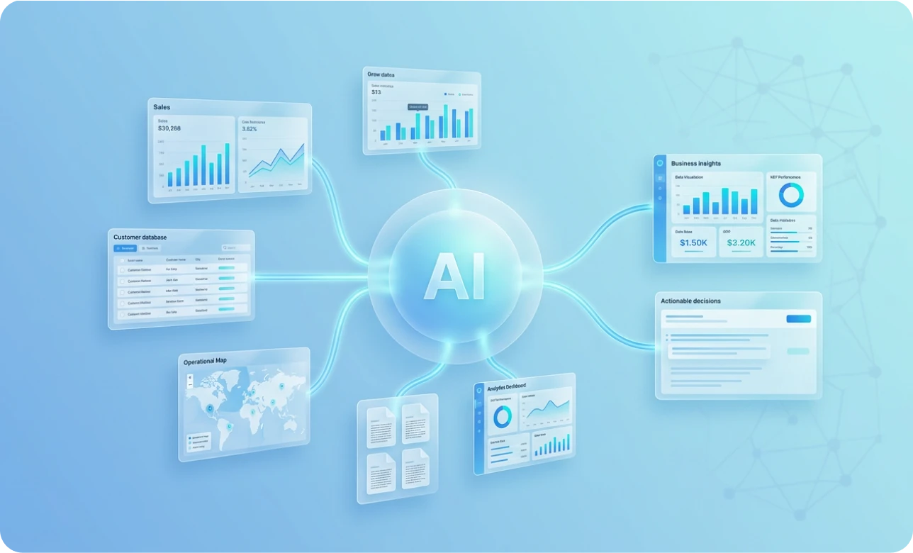 Generative, Agentic AI illustration