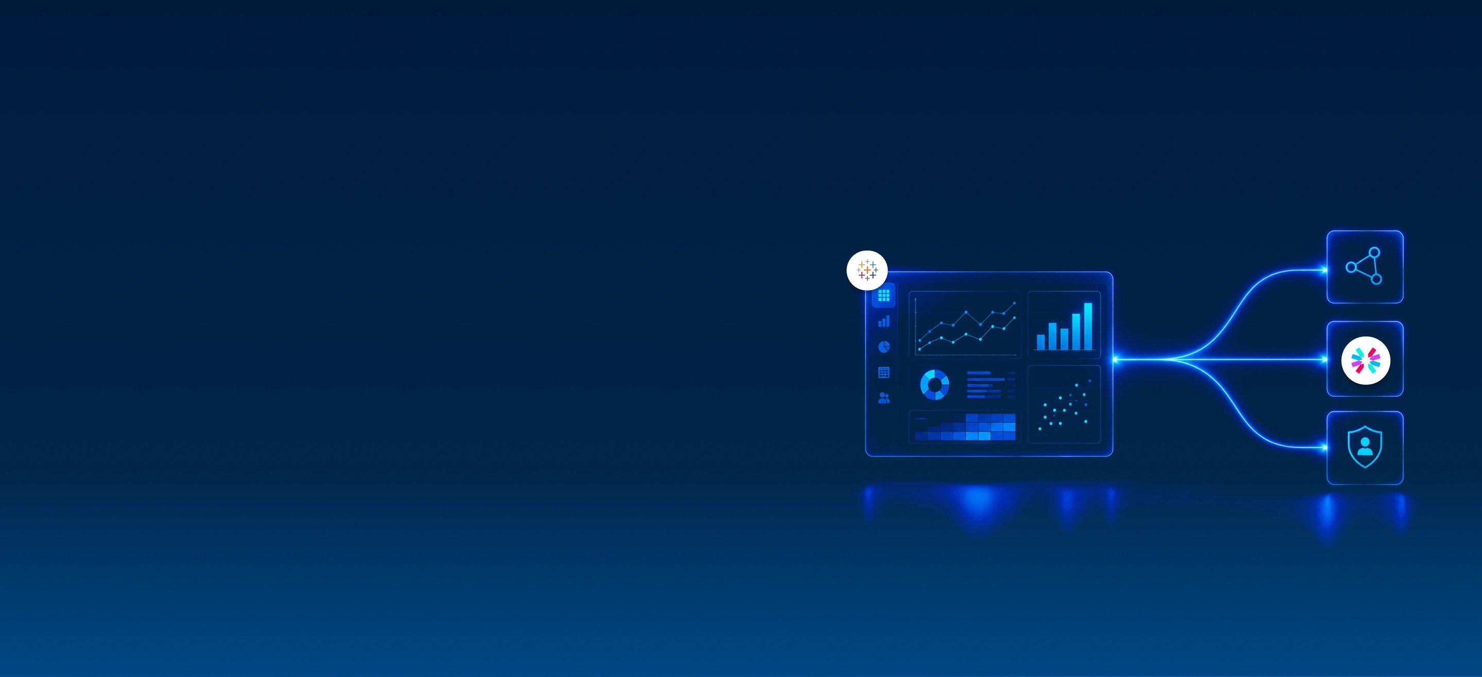 Tableau Embedded Analytics Services illustration